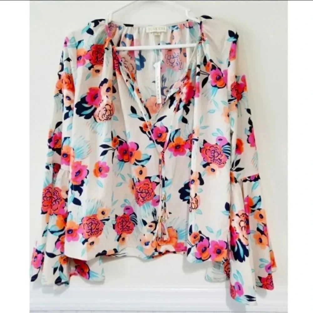 Anthro, Yumi Kim wanderlust blouse Med